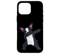 Dabbing Bulldog Francés Lindo Mascota Cachorro Perro Mamá Am Carcasa para iPhone 16 Pro MAX