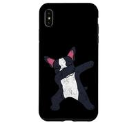 Dabbing Bulldog Francés Lindo Mascota Cachorro Perro Mamá Am Carcasa para iPhone XS MAX