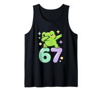 Dabbing Chibi Frog 67 para niños y niñas, Divertido Baile Animal Camiseta sin Mangas