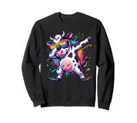 Dabbing Cow Cattle Dairy Farmer Kids Boys Cow Lovers Sudadera