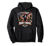 Dabbing Dirt Bike Rider Teen Kids Motocross American MX USA Sudadera con Capucha