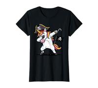 Dabbing Disfraz de Unicornio Pirata para niñas y niños pequeños Camiseta