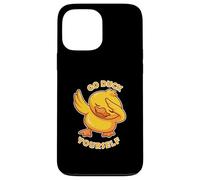 Dabbing Duck Sarcástico Dichos Frase Humor Juego de palabras Divertido Carcasa para iPhone 13 Pro Max