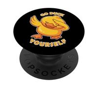 Dabbing Duck Sarcástico Dichos Frase Humor Juego de palabras Divertido PopSockets PopGrip Adhesivo