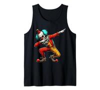 Dabbing Espeluznante Payaso Aterrador Halloween Dab Dance Camiseta sin Mangas