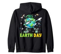 Dabbing Feliz Día de la Tierra Salvar Lindo Planeta Estudiantes Sudadera con Capucha
