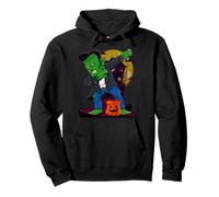 Dabbing Frankenstein Halloween Monster Película de terror Niños Niños Sudadera con Capucha