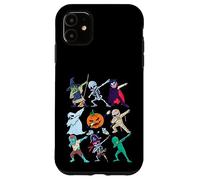 Dabbing Halloween Boys Girl Kids Skeleton Scary Pumpkin Carcasa para iPhone 11