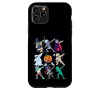 Dabbing Halloween Boys Girl Kids Skeleton Scary Pumpkin Carcasa para iPhone 11 Pro