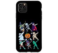 Dabbing Halloween Boys Girl Kids Skeleton Scary Pumpkin Carcasa para iPhone 11 Pro Max