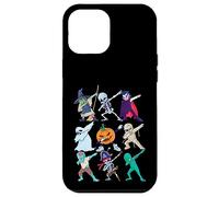 Dabbing Halloween Boys Girl Kids Skeleton Scary Pumpkin Carcasa para iPhone 12 Pro Max