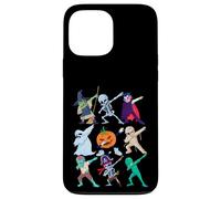 Dabbing Halloween Boys Girl Kids Skeleton Scary Pumpkin Carcasa para iPhone 13 Pro Max