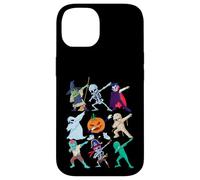 Dabbing Halloween Boys Girl Kids Skeleton Scary Pumpkin Carcasa para iPhone 14