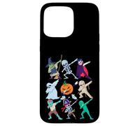 Dabbing Halloween Boys Girl Kids Skeleton Scary Pumpkin Carcasa para iPhone 15 Pro Max