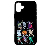 Dabbing Halloween Boys Girl Kids Skeleton Scary Pumpkin Carcasa para iPhone 16 Plus