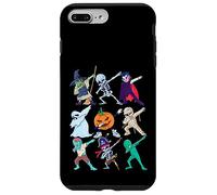 Dabbing Halloween Boys Girl Kids Skeleton Scary Pumpkin Carcasa para iPhone 7 Plus/8 Plus