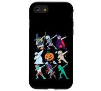 Dabbing Halloween Boys Girl Kids Skeleton Scary Pumpkin Carcasa para iPhone SE (2020) / 7 / 8