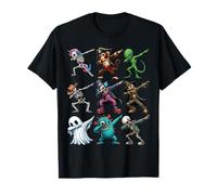 Dabbing Halloween Esqueleto Payaso Monstruo Espantapájaros Alien Camiseta
