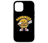 Dabbing Hamburger Crew Funny Foodie Lover Team Burger Carcasa para iPhone 12/12 Pro