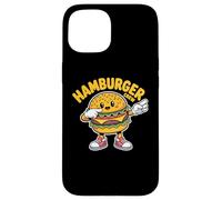 Dabbing Hamburger Crew Funny Foodie Lover Team Burger Carcasa para iPhone 15