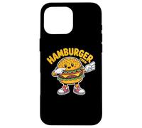 Dabbing Hamburger Crew Funny Foodie Lover Team Burger Carcasa para iPhone 16 Pro MAX