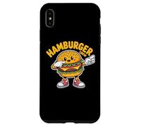 Dabbing Hamburger Crew Funny Foodie Lover Team Burger Carcasa para iPhone XS MAX