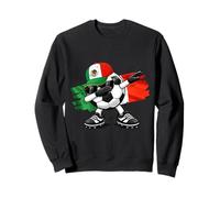 Dabbing Mexico Soccer Ball Mexican Flag Football Sudadera