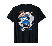Dabbing Niño Boy Escocia Fútbol Jugador Dab Deporte Football Camiseta