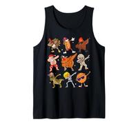 Dabbing Pavo Santa Peregrino Acción de Gracias Divertido Dab Camiseta sin Mangas