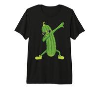Dabbing Pickle Dancing Pepino Amante Regalos Divertidos Camiseta Premium