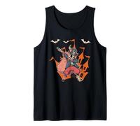 Dabbing Pirata Esqueleto Divertido Halloween Dab Danza Espeluznante Camiseta sin Mangas