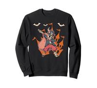 Dabbing Pirata Esqueleto Divertido Halloween Dab Danza Espeluznante Sudadera