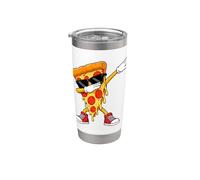 Dabbing Pizza Gafas De Sol Comida Divertida Vaso térmico de acero inoxidable de doble pared