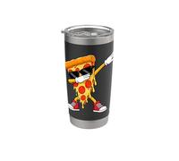 Dabbing Pizza Gafas De Sol Comida Divertida Vaso térmico de acero inoxidable de doble pared