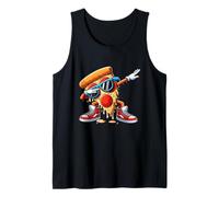Dabbing Pizza Slice Goteando Los Amantes de la Comida rápida Dab Dance Camiseta sin Mangas