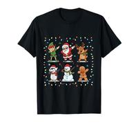 Dabbing Santa Elf Friends Christmas Dab Niños Niñas Niños Camiseta