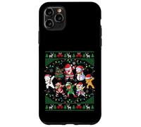 Dabbing Santa Elf Friends Christmas Lights Boys Girls Xmas Carcasa para iPhone 11 Pro MAX
