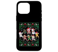 Dabbing Santa Elf Friends Christmas Lights Boys Girls Xmas Carcasa para iPhone 16 Pro MAX