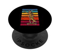 Dabbing Stick Bug Divertido Insecto Bailando Estilo Retro Humor PopSockets PopGrip Adhesivo