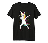 Dabbing Unicorn, Gafas de Sol de Unicornio geniales, diseño de Danza Dab Camiseta Premium