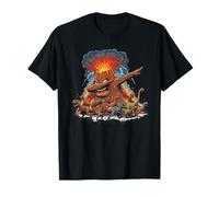 Dabbing Volcano Geography Volcanologist Scary Dinosaur Camiseta