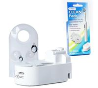 DABBLU Clean Pads, para estación de carga Oral-B Pulsonic Slim, para cepillo de dientes eléctrico, fácil de usar e higiénico, 100% poliéster, ajuste preciso y función de carga fiable, paquete de 20