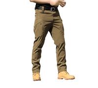 DabinFa Flexcamo - Tactical Waterproof Pants，Texwix Tactical Pants,Flex Camo Cargo Pants for Men (A Brown,M)