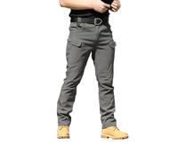 DabinFa Flexcamo - Tactical Waterproof Pants,Texwix Tactical Pants,Flex Camo Cargo Pants for Men (B Gray,M)