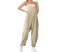 DabinFa Mono de maternidad, mono de embarazo, mono de gran tamaño S embarazo para mujer, mono de gran tamaño - maternidad (Khaki,M)