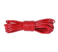 DaBingDian Cordón Redondo de Cuero Genuino para joyería 5 Metros, 1,5 x 2 Pulgadas 3 mm, Cuerda de Encaje de Varios tamaños en 20 Colores para la elaboración de Collares y Pulseras DIY.