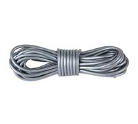 DaBingDian Cordón Redondo de Cuero Genuino para joyería 5 Metros, 1,5 x 2 Pulgadas 3 mm, Cuerda de Encaje de Varios tamaños en 20 Colores para la elaboración de Collares y Pulseras DIY.