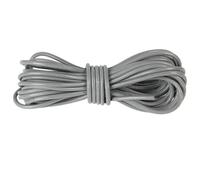 DaBingDian Cordón Redondo de Cuero Genuino para joyería 5 Metros, 1,5 x 2 Pulgadas 3 mm, Cuerda de Encaje de Varios tamaños en 20 Colores para la elaboración de Collares y Pulseras DIY.