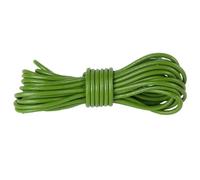 DaBingDian Cordón Redondo de Cuero Genuino para joyería 5 Metros, 1,5 x 2 Pulgadas 3 mm, Cuerda de Encaje de Varios tamaños en 20 Colores para la elaboración de Collares y Pulseras DIY.