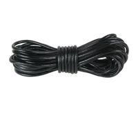 DaBingDian Cordón Redondo de Cuero Genuino para joyería 5 Metros, 1,5 x 2 Pulgadas 3 mm, Cuerda de Encaje de Varios tamaños en 20 Colores para la elaboración de Collares y Pulseras DIY.